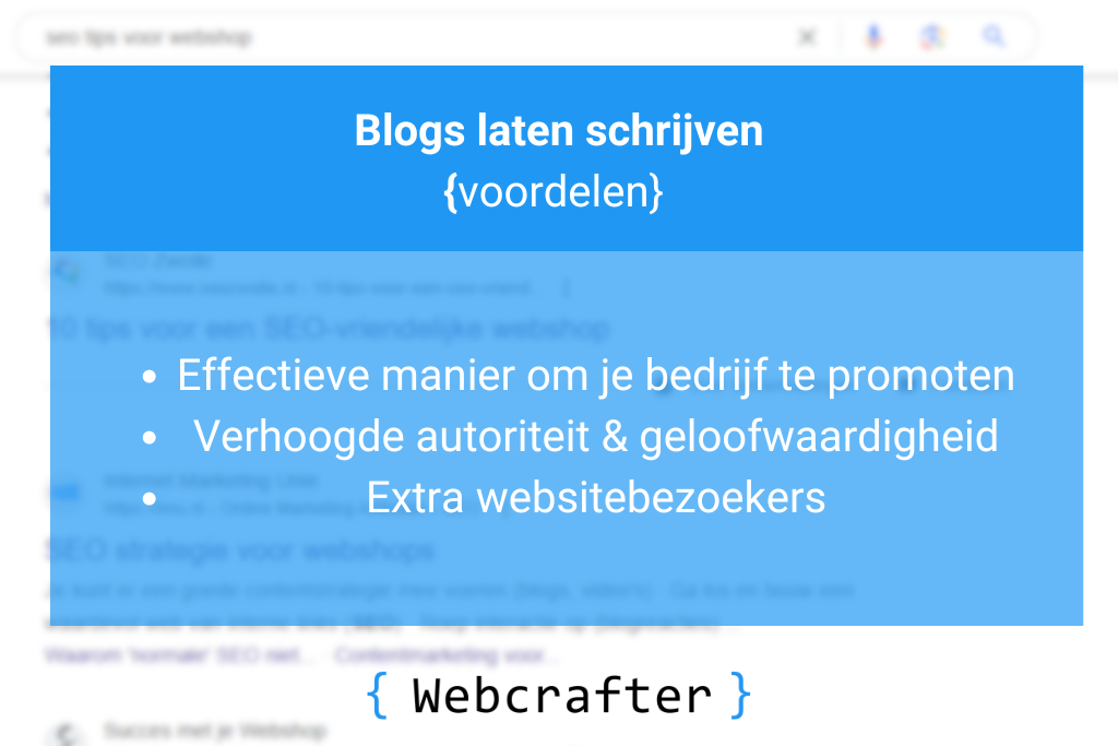 voordelen vanblog laten schrijven