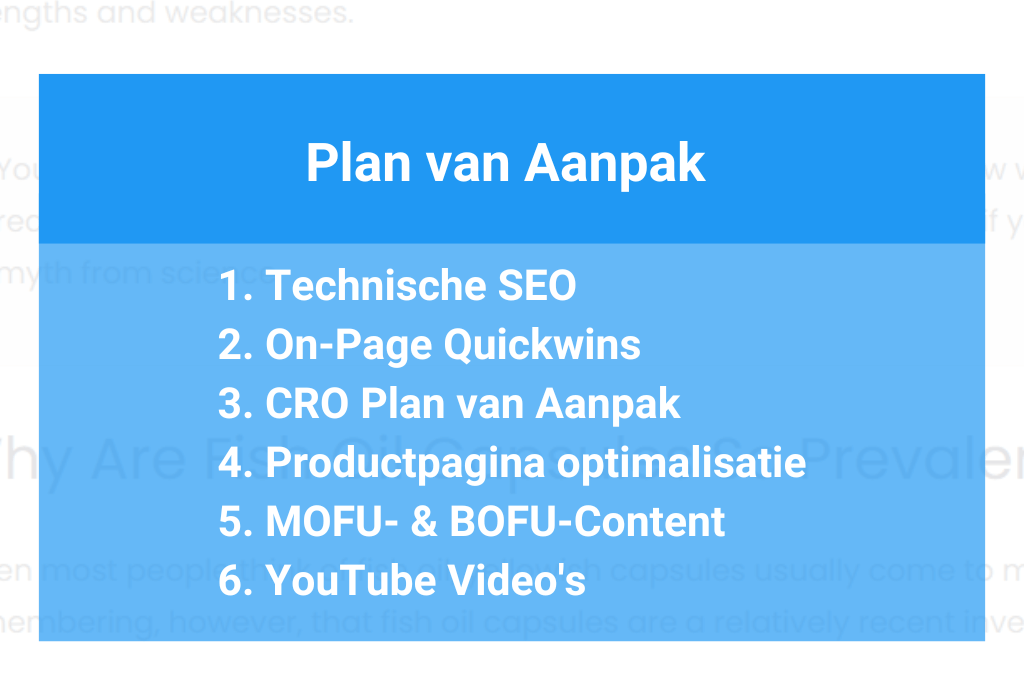 Omega3 Innovations plan van aanpak